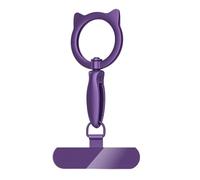 Anneaux de téléphone Support de sangle Patchs Grip Patchs Alliage d'aluminium Fermoir Pas de colle Pièces de rechange pour coque complète Ensemble coloré de poignée de doigt