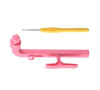 Anneaux de tension au crochet - Aide ergonomique ABS 6,6x2,5 pouces | Tendeur de fil pour crochet avec crohet, pour femmes, débutants, amateurs d'artisanat | Projet artistique, activité de bricolage,