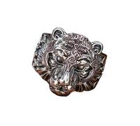 Anneaux de tête d ' animal, bande ouverte réglable, accessoires de doigt, bijoux de déclaration pour anniversaire et vacances, cerceau réglable