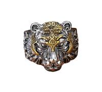 Anneaux de tête d ' animaux réglables, bande ouverte, accessoires de doigt, bijoux de déclaration pour anniversaire et vacances, bijoux Hip Hop