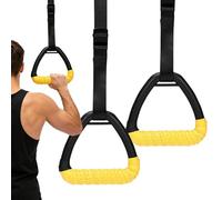 Anneaux de traction, équipement d'entraînement de force, équipement de gymnastique - pour entraînement de fitness, musculation, maison, extérieur, garage, parc, école, adulte homme