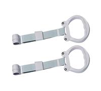 Anneaux de traction pour bébé - 2 anneaux de traction pour bébé - 2 anneaux de traction - Jouet d'activité portable - Lit d'exercice de sécurité pour les tout-petits, les enfants, l'apprentissage