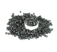 Anneaux de Tressage pour Cheveux 500 Pièces en Silicone Marron | Micro Anneaux pour Extensions, Maintien Sûr, Usage Facile, Festivals et Soirées, Finition Soigné