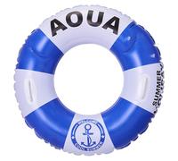 Anneaux de Tubes de Natation, Anneau de Piscine Gonflable,Anneau de Sauvetage pour Flotteur de Piscine avec poignée - Tubes de épais de Conception de Style Britannique, Anneau de Sauvetage