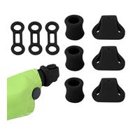 Anneaux de verrouillage pour l'escalade | Silicone robuste | Kit de fixation de cordes de gréement de sauvetage | Pour rappel, alpinisme, grotte, exploration et sauvetage