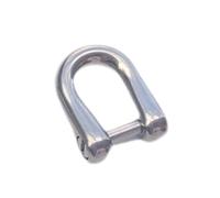 Anneaux demi-cercle à visser en forme de D pour cuir fer à cheval anneaux en D avec vis de fermeture avec fermeture