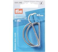 Anneaux demi rond 40 mm - Argent - Prym 555240