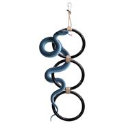 Anneaux d'escalade en forme de serpent, boule d'installation à suspendre, jouets d'enrichissement python pour serpents de maïs, jarretière, serpents, iguane, lézards, caméléons