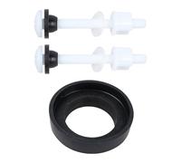 Anneaux d'étanchéité à vis pour réservoirs de toilettes à installation rapide - Joint en caoutchouc mousse - Ajustement général - Matériel de salle de bain étanche pour la maison