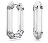 Anneaux d'oreilles Lucent, Pièce d'exception, Forme octogonale, Blanches OS