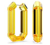 Anneaux d'oreilles Lucent, Pièce d'exception, Forme octogonale, Jaunes OS