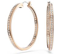 Anneaux d'oreilles Sommerset, Blanches, Doré à l’or rose 18 carats (750/1000) OS