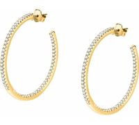 Anneaux dorés scintillants avec zirconia Tesori SAIW149