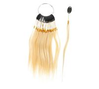 Anneaux Échantillons de Coloration Capillaire 30 Pièces en Cheveux Humains | Comparaison des Teintes, Format Portable, pour Mobile Hairstyling, Barbier, Éducateurs Beauté, Fabricants
