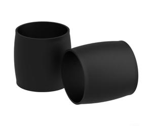 Anneaux élastiques en silicone pour guidon de vélo de route, installation rapide pour barres de 25 à 32 mm, finition antidérapante (noir/rouge/vert) (noir)