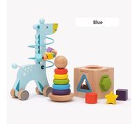 Anneaux Empilables Arc-En-Ciel, Jouets Pour Bébé De 6 À 12 Mois, Perles De Forme Assortie Autour, Jouets De Développement Précoce, Costume Trois Pièces Pour Bébés Et Tout-Petits