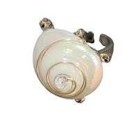 Anneaux empilables sur le thème de avec de coquillage, bijoux de doigt de plage adaptés amateurs de mode, bijoux sur le thème de, cerceau de coquillage unique, cerceau non