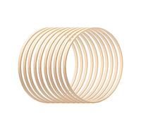 Anneaux en Bambou, 10/12 pièces Cerceau en Bois, Cercle Attrape Reve, Couronne Bambou Cercle Macramé, Cercle en Bambou pour Faire Un décor de Couronne de Mariage, Attrape-Rêves et Artisanat Mural