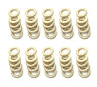 Anneaux en bois massif brut naturel pour décorations de Noël, connecteurs, fabrication de bijoux, anneaux en bois pour mariage