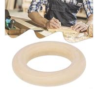Anneaux en bois naturel brut pour macramé, attrape-rêves, bijoux et décoration d'intérieur, plusieurs tailles avec finition lisse pour une personnalisation facile (9 x 1 cm)