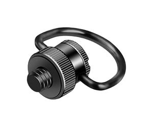 Anneaux en D antidérapants de 6,35 mm avec vis à charnière pour fixation d'appareil photo avec sensation de serrage lisse pour accessoires photo