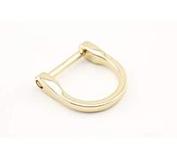 Anneaux en D en alliage de zinc de 4 tailles différentes avec vis, boucles démontables pour boucles de sangles, sacs, ceinture, sac à main, fabrication de sacs, remplacement 1 inch / 25mm doré