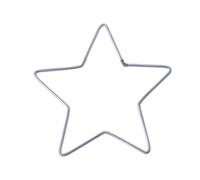 Anneaux en métal en forme d'étoile - Kit de bricolage pour Noël, Saint-Valentin, décorations d'anniversaire - Matériau durable, assemblage facile - Projet de décoration de fête de vacances pour la