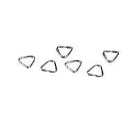 HAMA Anneaux Brisés Triangulaires x6 Argentés