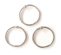 Anneaux En Métal Ouvrable Ø 40 Mm Argent (X5) - Graine Créative