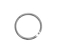 Rayher Anneaux en métal à ouvrir, p. porte-clés, reliure, 9pcs 32 mm ø, 2520600