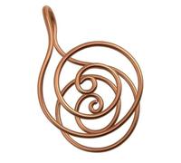 Anneaux en spirale en cuivre, fabriqués à la main, Reiki, pour la méditation et le travail énergétique, spirale en cuivre réglable pour la pleine conscience, pour les femmes, les hommes, les