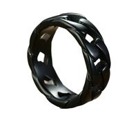 Anneaux en titane inspirés des équipements de avec détails de chaîne industrielle, bijoux portables pour un de actif, anneaux de chaîne gothiques unisexes
