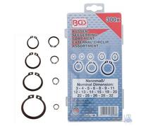 Anneaux Externes Pour Pinces Type Seeger Boîte 300 Pz Mm 3-32