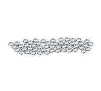 Anneaux Fendus en Acier Inoxydable pour Appât de Pêche Double Cercle Connecteur Lot de 50pcs / 100pcs(5#100pcs)