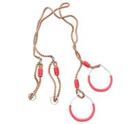 Anneaux Gymnastique 1 Paire Accessoire balancoire Exterieur balançoire extérieure balancoire Interieur balançoire Arbre agres (Capacité portante 120kg)
