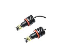 Anneaux halo LED Pour BMW 1 3 5 XZ Série E60 E70 Pour X5 E71 Pour X6 X6M E89 E81 E82 E87 E88 120W Anneaux Voiture LED Ampoules Yeux D'ange Kit halos pour phare(White-2pcs)