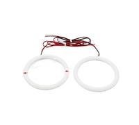 Anneaux halo LED Pour BMW E46 E36 E38 E39 E90 2026 60/72/80/85/90/95/126mm 140mm 131mm Kit Yeux D'ange Coton Blanc Cercle Lumineux Kit halos pour phare(126mm)