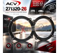 Anneaux haut-parleur ACV 271320-26 16,5 cm compatibles avec Audi A3, TT...