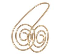 Anneaux hélicoïdaux faits à la main en cuivre, bijoux | Conception hélicoïdale ouverte en fil épais pour la méditation de pleine conscience Reikis, mise à la terre adaptée