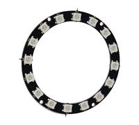 Anneaux LED RVB personnalisables 5 V pour projets Arduino, contrôle individuel des couleurs et effets (16 LED)