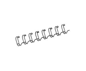 Anneaux Métalliques Fellowes 53277 Noir, Pas 34 Trous, A4, 14 mm, Capacité 130 Feuilles (80g/m²), Boîte de 100