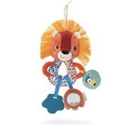 Lilliputiens - Anneaux multi activités Jack le lion - Jouet d’éveil pour bébé avec sons, textures et couleurs - Facile à attraper - Stimule les sens et développe la motricité fine - Dès 3 mois - 83506