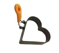 Anneaux multi-usages en forme de cœur avec prise en main résistante aux brûlures pour une manipulation sûre tout en faisant des sandwichs au petit-déjeuner en forme de cœur