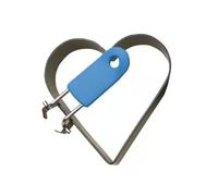 Anneaux multi-usages en forme de cœur avec prise en main résistante aux brûlures pour une manipulation sûre tout en faisant des sandwichs au petit-déjeuner en forme de cœur