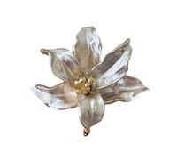 Anneaux ouverts à fleurs géométriques, bijoux à main, Texture en alliage de doigt, adapté amateurs de mode, fleur réglable