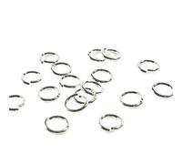 Anneaux ouverts de jonction pour la création de bijoux. - Argenté / 4 (200 pcs)