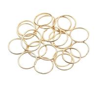 Anneaux ouverts en acier inoxydable, Anneaux de saut en métal for bricolage, résultats bijoux, connecteurs fendus, multicolore, paquet assorti 3 à 16mm(Color 5,16mm 30pcs)