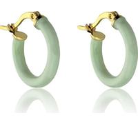 Anneaux plaqués or avec émail Boucles d'oreilles Laura Green MCE23148G