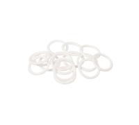 Anneaux Plastique Rideaux 40x50mm - 100pcs