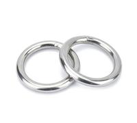 Anneaux polyvalents en acier inoxydable, Hauban de yoga robuste M3-M12, soudé, lisse et solide(M5x40)